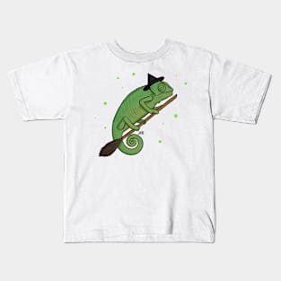 Witch Chameleon Kids T-Shirt